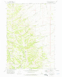 Hartley Peak Idaho Historical topographic map, 1:24000 scale, 7.5 X 7.5 Minute, Year 1973