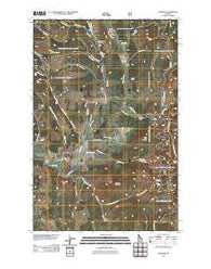 Harvard Idaho Historical topographic map, 1:24000 scale, 7.5 X 7.5 Minute, Year 2011