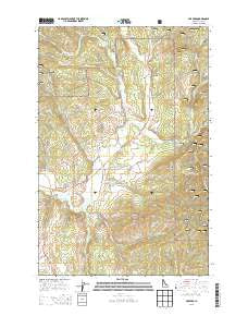Harvard Idaho Current topographic map, 1:24000 scale, 7.5 X 7.5 Minute, Year 2013