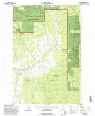 Harvard Idaho Historical topographic map, 1:24000 scale, 7.5 X 7.5 Minute, Year 1994