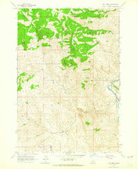 Hat Creek Idaho Historical topographic map, 1:24000 scale, 7.5 X 7.5 Minute, Year 1963