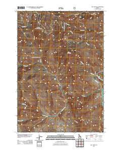 Hat Creek Idaho Historical topographic map, 1:24000 scale, 7.5 X 7.5 Minute, Year 2011