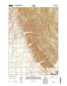 Hatch Idaho Current topographic map, 1:24000 scale, 7.5 X 7.5 Minute, Year 2013