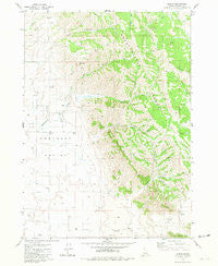 Hatch Idaho Historical topographic map, 1:24000 scale, 7.5 X 7.5 Minute, Year 1981
