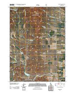 Hawkins Idaho Historical topographic map, 1:24000 scale, 7.5 X 7.5 Minute, Year 2011