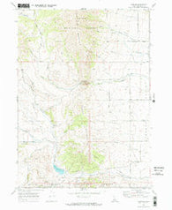 Hawkins Idaho Historical topographic map, 1:24000 scale, 7.5 X 7.5 Minute, Year 1968