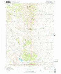 Hawkins Idaho Historical topographic map, 1:24000 scale, 7.5 X 7.5 Minute, Year 1968
