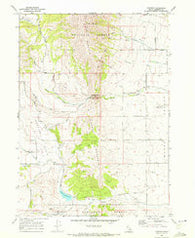 Hawkins Idaho Historical topographic map, 1:24000 scale, 7.5 X 7.5 Minute, Year 1968