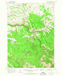 Hawley Gulch Idaho Historical topographic map, 1:24000 scale, 7.5 X 7.5 Minute, Year 1951