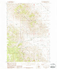 Hawley Mountain Idaho Historical topographic map, 1:24000 scale, 7.5 X 7.5 Minute, Year 1987