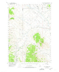 Hawley Mountain Idaho Historical topographic map, 1:62500 scale, 15 X 15 Minute, Year 1957