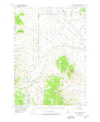 Hawley Mountain Idaho Historical topographic map, 1:62500 scale, 15 X 15 Minute, Year 1957