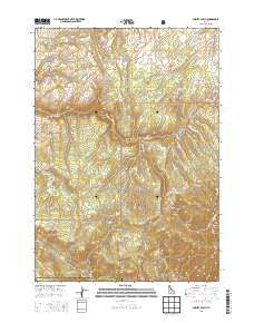 Hawley Gulch Idaho Current topographic map, 1:24000 scale, 7.5 X 7.5 Minute, Year 2013
