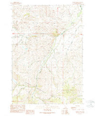 Hayden Creek Idaho Historical topographic map, 1:24000 scale, 7.5 X 7.5 Minute, Year 1989
