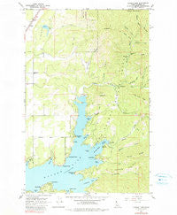 Hayden Lake Idaho Historical topographic map, 1:24000 scale, 7.5 X 7.5 Minute, Year 1961
