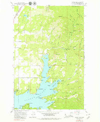 Hayden Lake Idaho Historical topographic map, 1:24000 scale, 7.5 X 7.5 Minute, Year 1961
