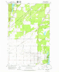 Hayden Idaho Historical topographic map, 1:24000 scale, 7.5 X 7.5 Minute, Year 1961