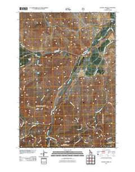 Hayden Creek Idaho Historical topographic map, 1:24000 scale, 7.5 X 7.5 Minute, Year 2011