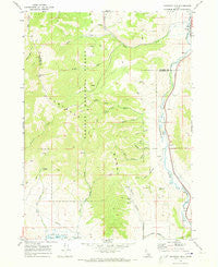 Haystack Mtn Idaho Historical topographic map, 1:24000 scale, 7.5 X 7.5 Minute, Year 1968