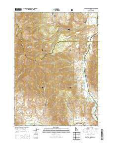 Haystack Mountain Idaho Current topographic map, 1:24000 scale, 7.5 X 7.5 Minute, Year 2013
