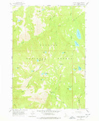 Hazard Lake Idaho Historical topographic map, 1:24000 scale, 7.5 X 7.5 Minute, Year 1963