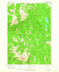 Hazard Lake Idaho Historical topographic map, 1:24000 scale, 7.5 X 7.5 Minute, Year 1963