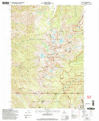 He Devil Idaho Historical topographic map, 1:24000 scale, 7.5 X 7.5 Minute, Year 1995