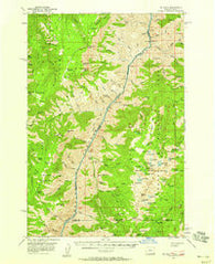 He Devil Idaho Historical topographic map, 1:62500 scale, 15 X 15 Minute, Year 1957