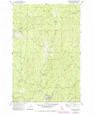 Headquarters Idaho Historical topographic map, 1:24000 scale, 7.5 X 7.5 Minute, Year 1981