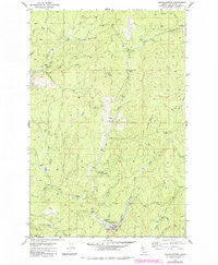 Headquarters Idaho Historical topographic map, 1:24000 scale, 7.5 X 7.5 Minute, Year 1981