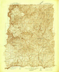 Headquarters Idaho Historical topographic map, 1:48000 scale, 15 X 15 Minute, Year 1938