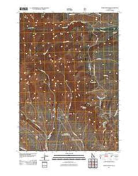Heart Mountain Idaho Historical topographic map, 1:24000 scale, 7.5 X 7.5 Minute, Year 2011