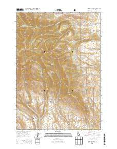 Heart Mountain Idaho Current topographic map, 1:24000 scale, 7.5 X 7.5 Minute, Year 2013