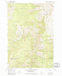 Heavens Gate Idaho Historical topographic map, 1:24000 scale, 7.5 X 7.5 Minute, Year 1964