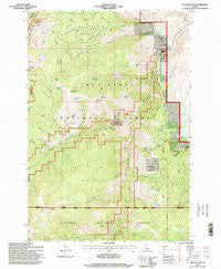 Heavens Gate Idaho Historical topographic map, 1:24000 scale, 7.5 X 7.5 Minute, Year 1995