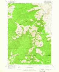 Heavens Gate Idaho Historical topographic map, 1:24000 scale, 7.5 X 7.5 Minute, Year 1964