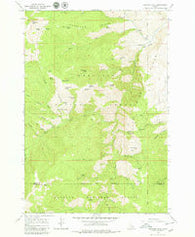 Heavens Gate Idaho Historical topographic map, 1:24000 scale, 7.5 X 7.5 Minute, Year 1964