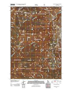 Heavens Gate Idaho Historical topographic map, 1:24000 scale, 7.5 X 7.5 Minute, Year 2011