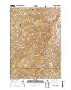 Heavens Gate Idaho Current topographic map, 1:24000 scale, 7.5 X 7.5 Minute, Year 2013