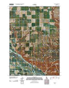 Heise Idaho Historical topographic map, 1:24000 scale, 7.5 X 7.5 Minute, Year 2011