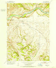 Heise SE Idaho Historical topographic map, 1:24000 scale, 7.5 X 7.5 Minute, Year 1951
