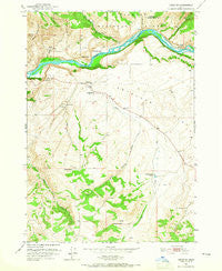 Heise SE Idaho Historical topographic map, 1:24000 scale, 7.5 X 7.5 Minute, Year 1951
