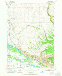 Heise Idaho Historical topographic map, 1:24000 scale, 7.5 X 7.5 Minute, Year 1951