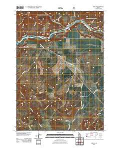 Heise SE Idaho Historical topographic map, 1:24000 scale, 7.5 X 7.5 Minute, Year 2011