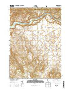 Heise SE Idaho Current topographic map, 1:24000 scale, 7.5 X 7.5 Minute, Year 2013