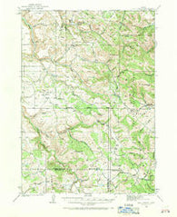 Hell Creek Idaho Historical topographic map, 1:62500 scale, 15 X 15 Minute, Year 1924