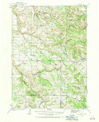 Hell Creek Idaho Historical topographic map, 1:62500 scale, 15 X 15 Minute, Year 1924