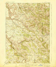 Hell Creek Idaho Historical topographic map, 1:62500 scale, 15 X 15 Minute, Year 1926