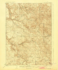 Hell Creek Idaho Historical topographic map, 1:62500 scale, 15 X 15 Minute, Year 1926