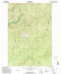 Hemlock Butte Idaho Historical topographic map, 1:24000 scale, 7.5 X 7.5 Minute, Year 1994